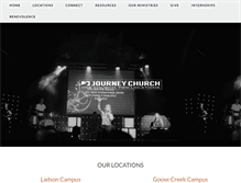 Tablet Screenshot of journeychurchsc.org